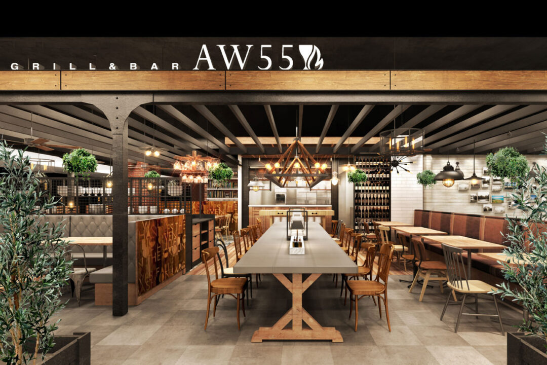 品川 カフェ AW55(エーダブリュゴーゴー) アトレ品川店 外観