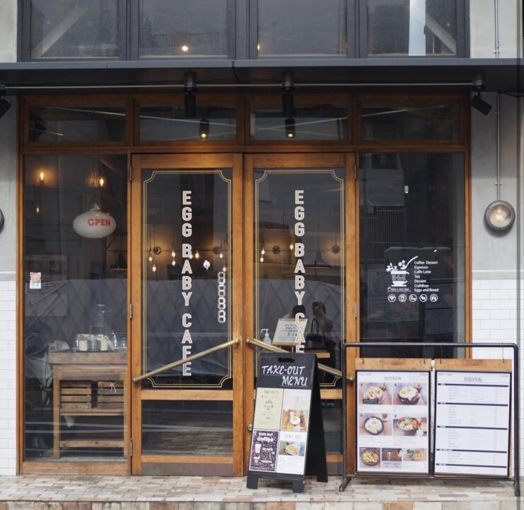 上野　カフェ　egg baby café　外観