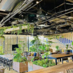新木場　カフェ　Link-cafe(リンクカフェ)三井リンクラボ新木場2店　店内の雰囲気