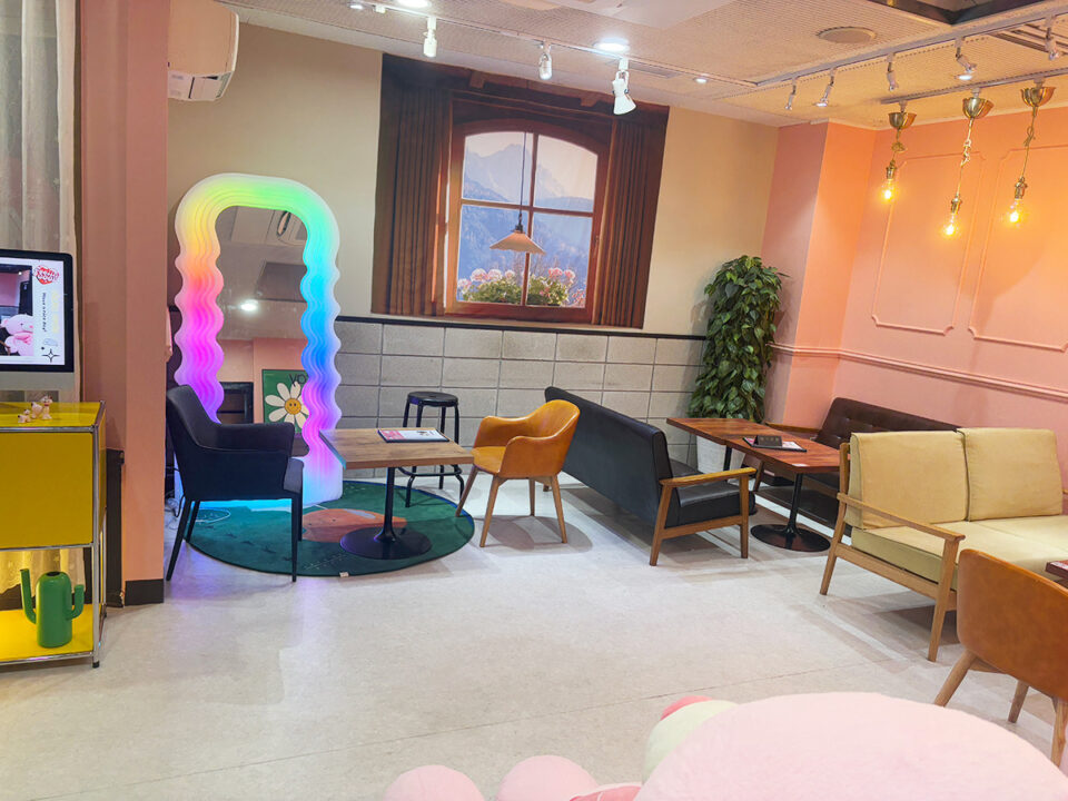 cafe on（カフェオン）ピンクベアがいる部屋