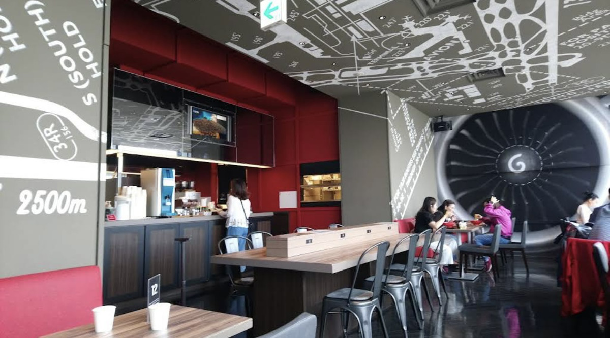 羽田空港　カフェ　Amici del te（アミーチ デルテ）　店内の雰囲気