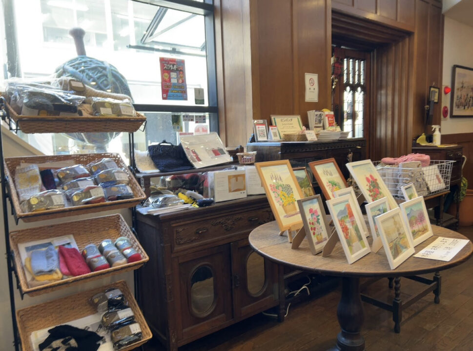 両国　カフェ　アンティークcafe ウール倶楽部　店内の雰囲気