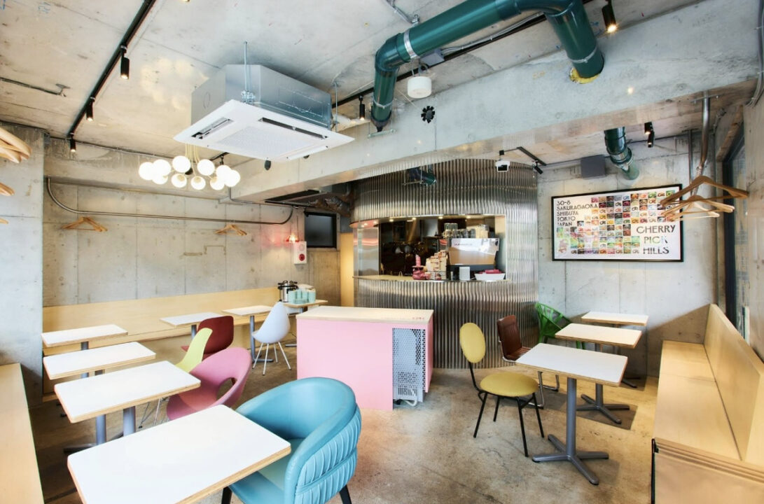 渋谷 カフェ cherry pick hills(チェリーピックヒルズ) 店内の雰囲気