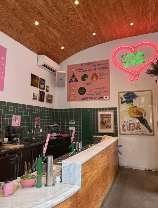 ニューヨーク カフェ Cha Cha Matcha(チャチャ マッチャ) 店内の雰囲気