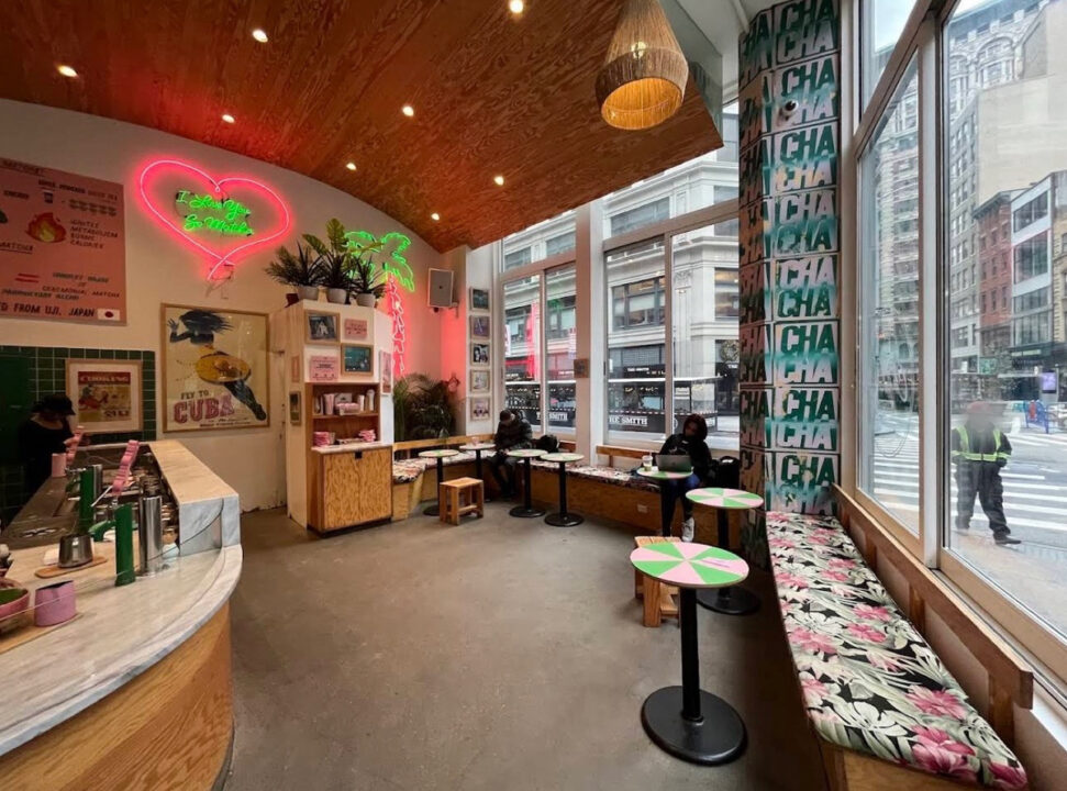 ニューヨーク カフェ Cha Cha Matcha(チャチャ マッチャ) 店内の雰囲気