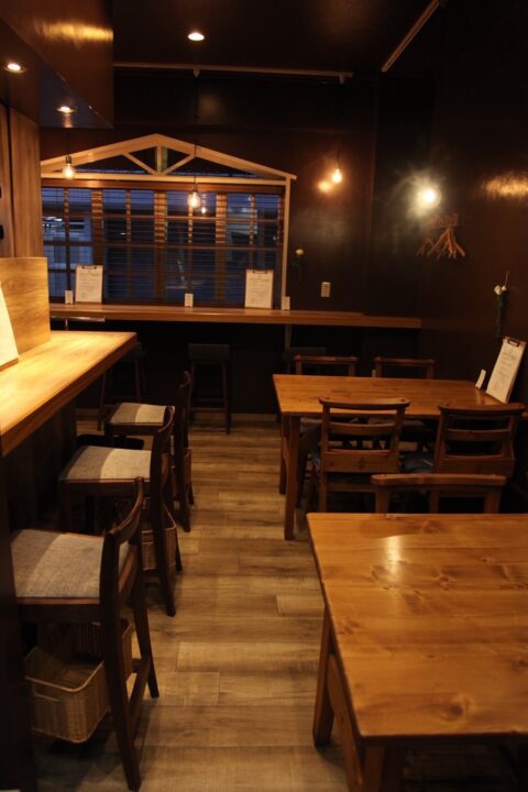 大井町　カフェ　Goat’s Fields Cafe（ゴーツフィールズカフェ）　店内の雰囲気