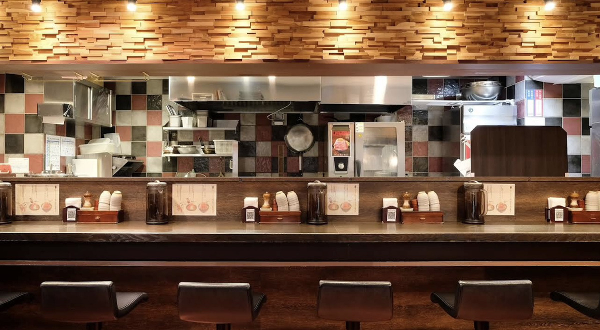 原宿 カフェ ローストビーフ大野 原宿店 店内の雰囲気