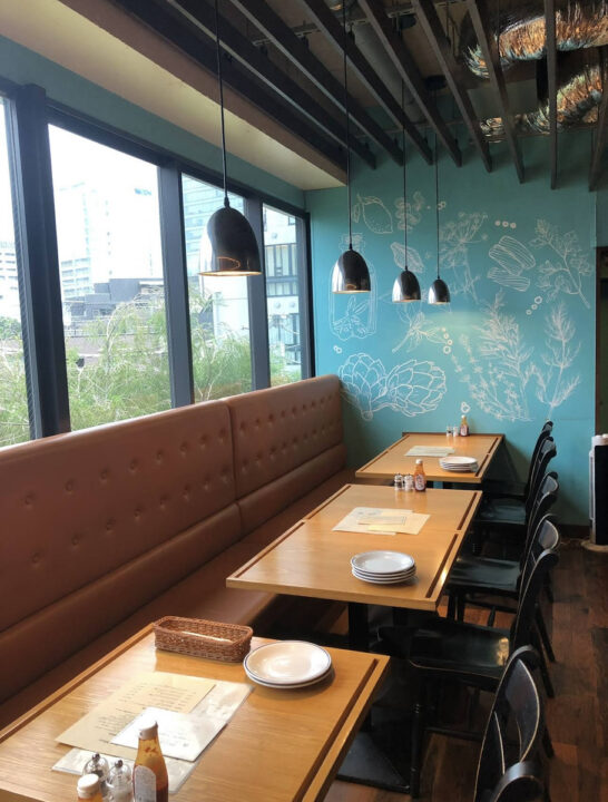 原宿 カフェ 原宿ダッチ パスタラボ 店内の雰囲気