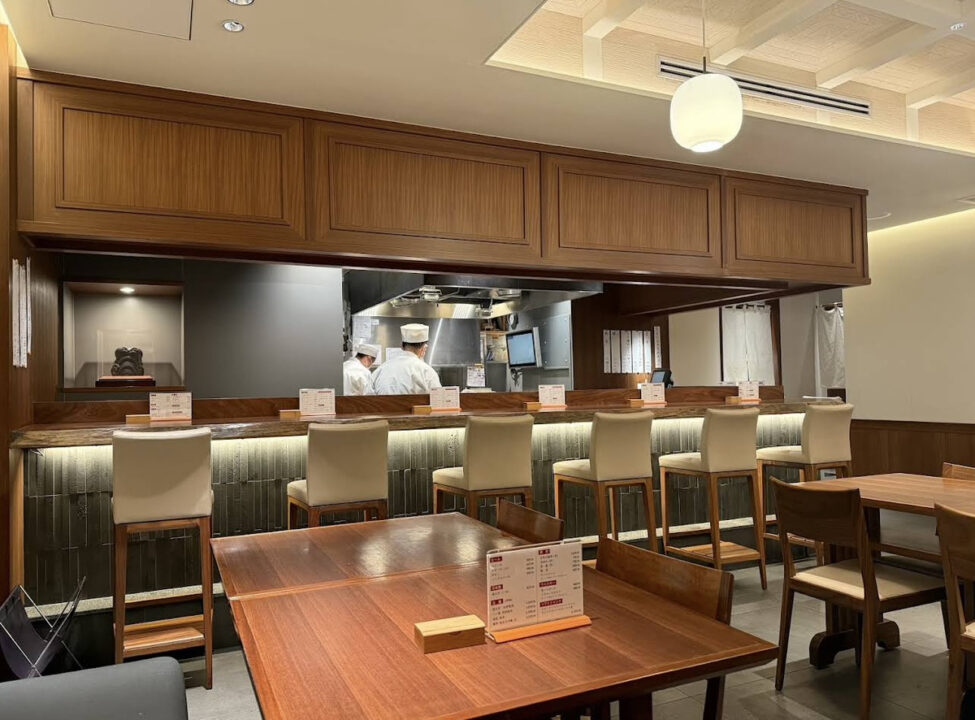 銀座　ランチ　銀座 天國　店内の雰囲気