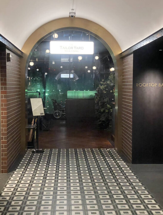 大井町　カフェレストラン　The TAILOR YARD MAIN DINING（ザ テイラー ヤード メイン ダイニング）　外観