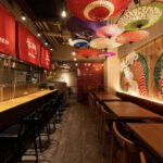 渋谷　ランチ　Halal Wagyu Ramen GYUMON Shibuya（ハラル和牛ラーメン牛門渋谷）　店内の雰囲気