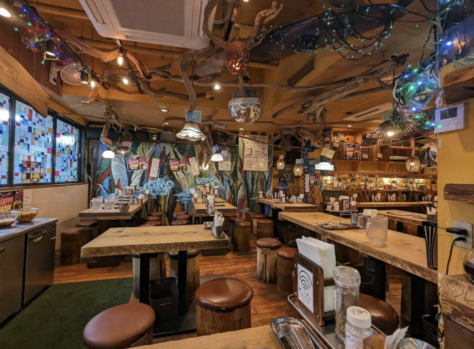 渋谷　ランチ　もうやんカレー 246 渋谷店　店内の雰囲気