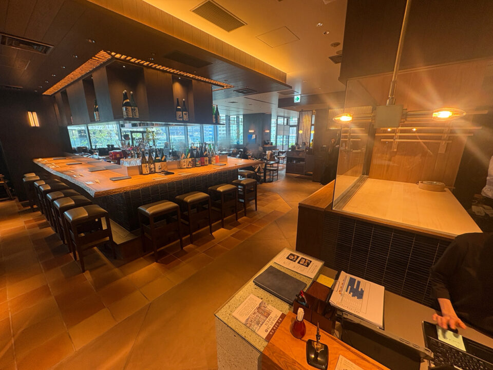 高輪ゲートウェイ　ランチ　 鎌倉 松原庵 　 店内の雰囲気