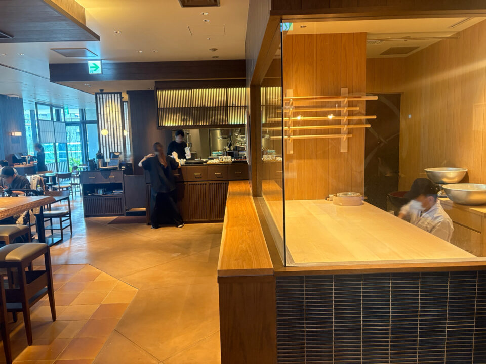 高輪ゲートウェイ　ランチ　 鎌倉 松原庵 　 店内の雰囲気
