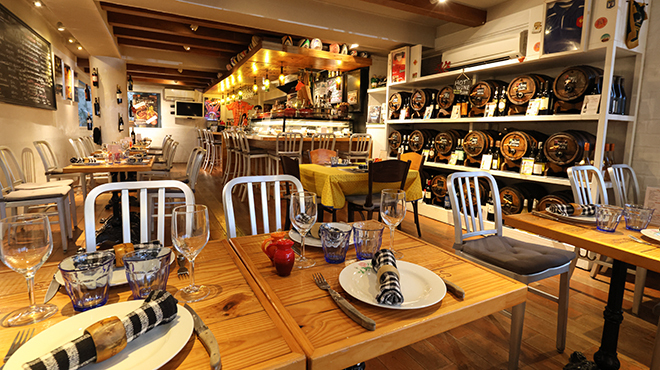 代官山　ランチ　ル・コントワール・オクシタン　店内の雰囲気