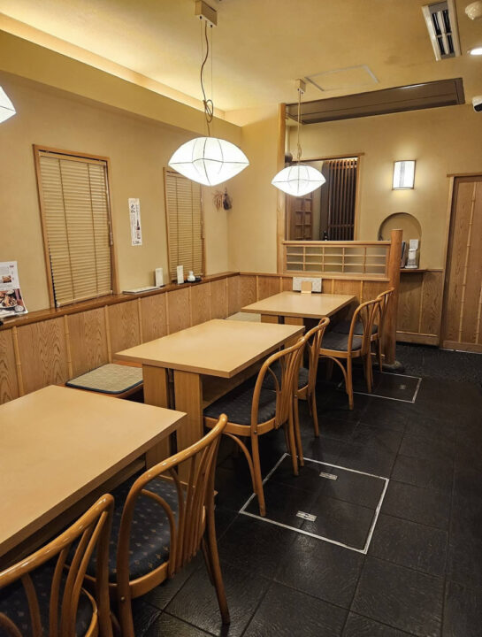 上野 ランチ 天寿々 店内の雰囲気