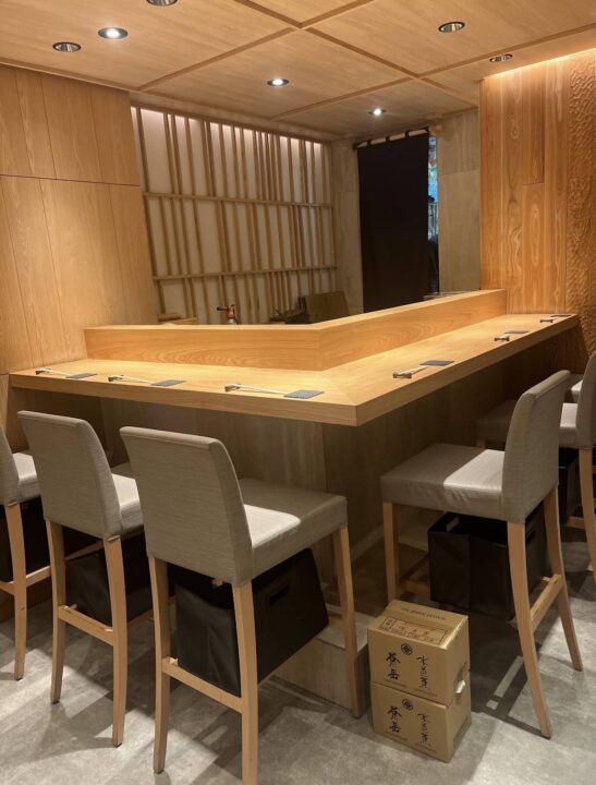 五反田　ランチ　鮨あさひ　店内の雰囲気 