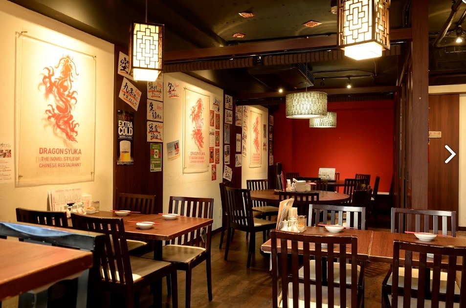 横浜 ランチ DRAGON酒家 本店 店内の雰囲気