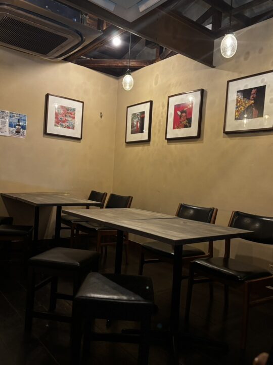 武蔵小山ランチ 蕎麦 ちりん 店内の雰囲気