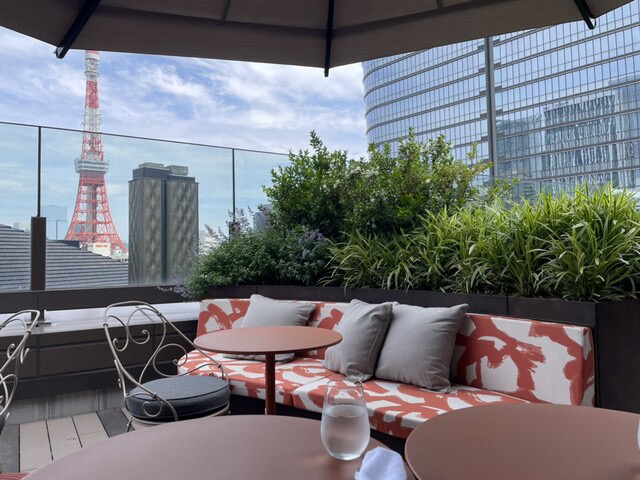 東京 アフタヌーンティー レストランカフェ ジャヌ ラウンジ&ガーデンテラス/ジャヌ東京 店内の雰囲気