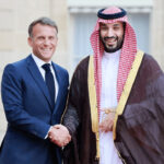 フランスのマクロン大統領とサウジアラビアのムハンマド・ビン・サルマン皇太子