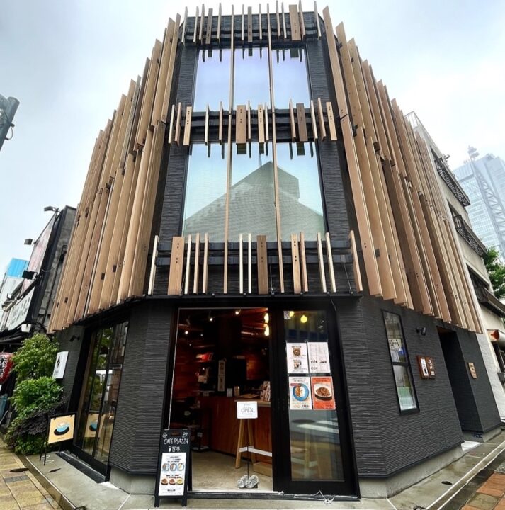 新橋 カフェ カフェ ピアッザ 外観